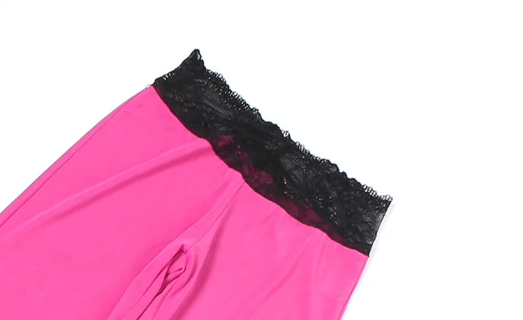 Street Wild Trend 2 Piece Set Women Sexy Cleavage Sleeveless Crop Tops+Leopard Print Skinny Pants Mesh Patchwork Suit