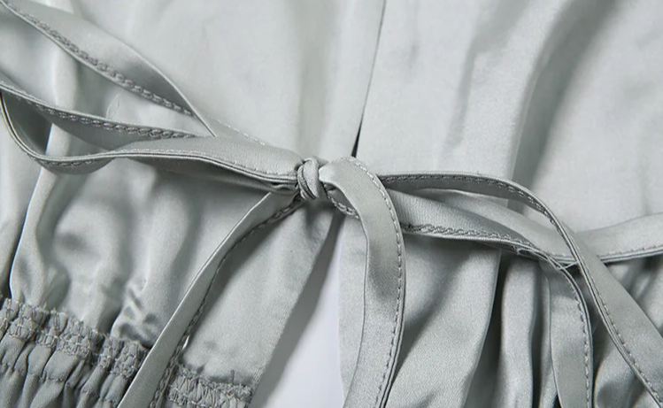 Silk Sexy 2 Piece Sets Female Summer Ruffles Bandage Halter Tops+Low Waist Long Skirts Beach Vacation Matching Suits