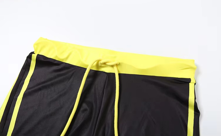 Women Tracksuit 2 Piece Set Sporty Casual Stroke Tight Hipster Letter Print Crop Tops+Shorts Street Matching Outfits