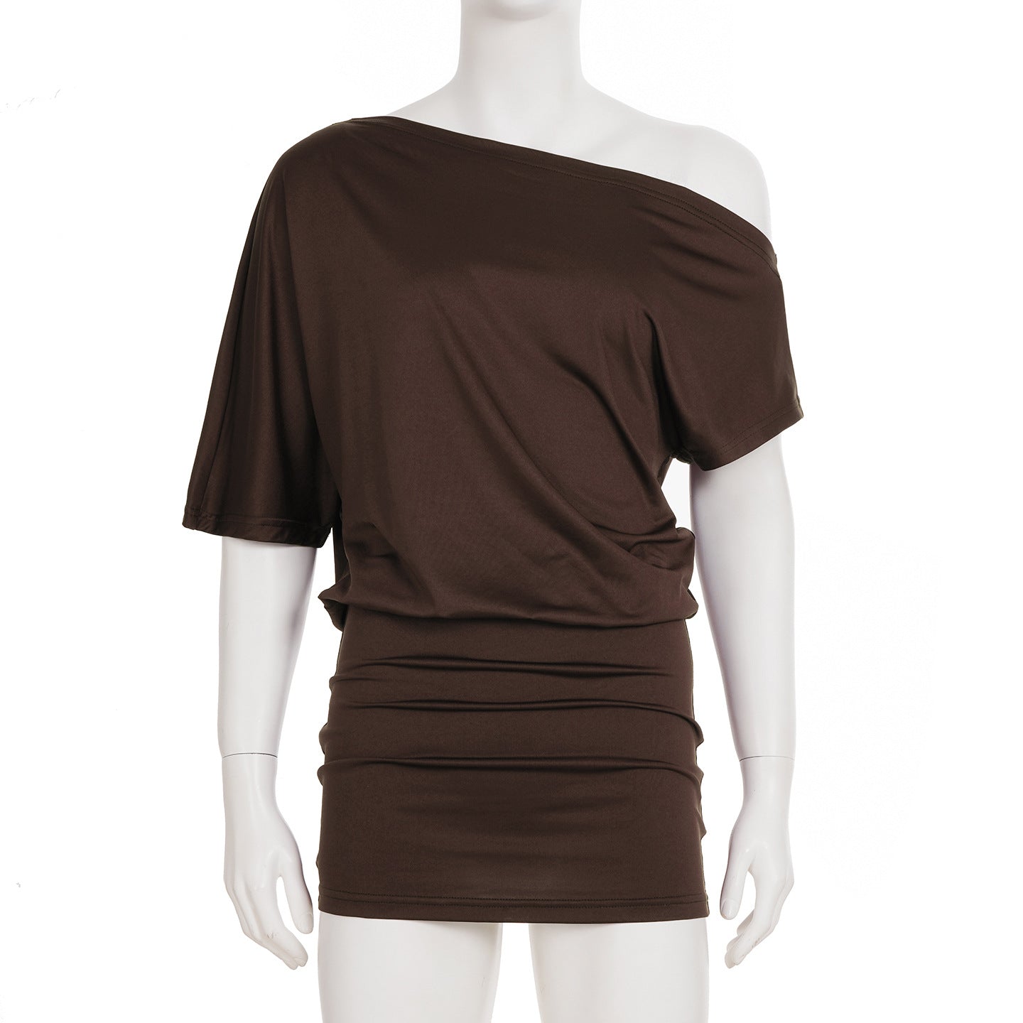 Asymmetrical Off Shoulder Mini Dresses Woman Clothes Fashion Sexy Summer Dress