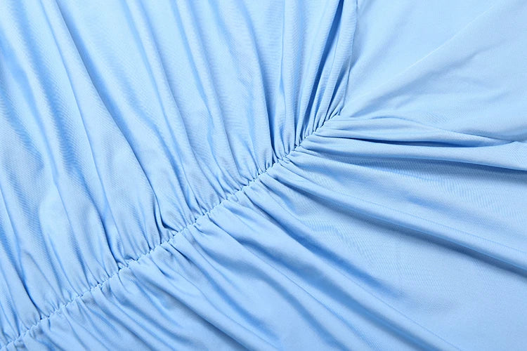 Elegant Turtleneck Dress Women Classic Ruched Fall Trend Full Sleeve Stretch Party Prom Skinny Stretch Slim Vestidos