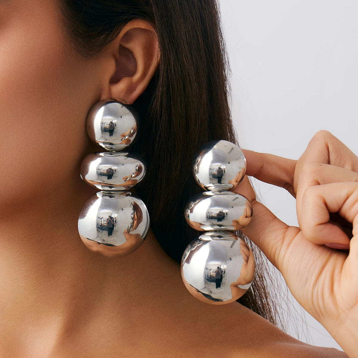 15 Styles Vintage Glossy Irregular Geometric Drop Earrings Women Fashion Statement Piercing Hanging Earring Ear Jewelry