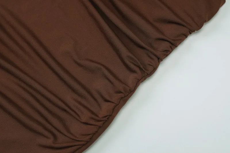 Back Zipper Turtleneck Long Sleeve Short Dresses for Woman Fall Fashion Sexy Solid Bodycon Dress