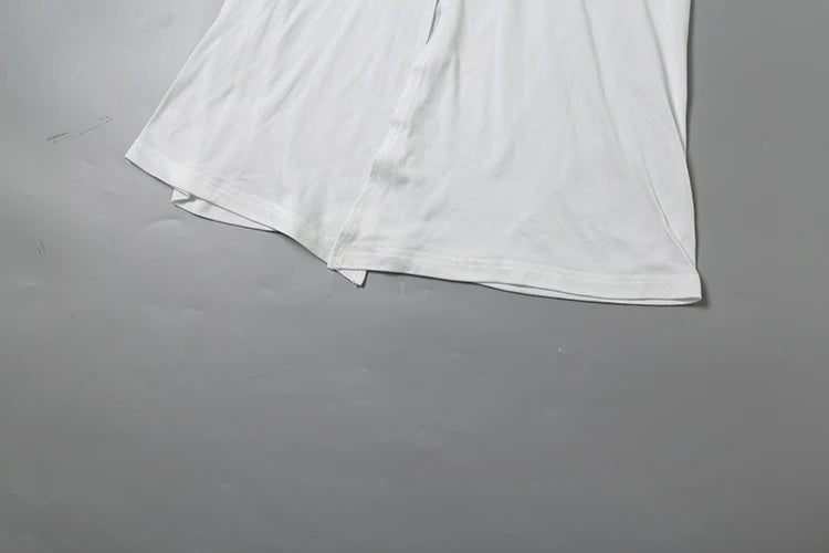 Ruched Maxi Dress Women Black White Patchwork Halter Backless Thin Slit Summer Trend Birthday Party Clubwear Vestidos