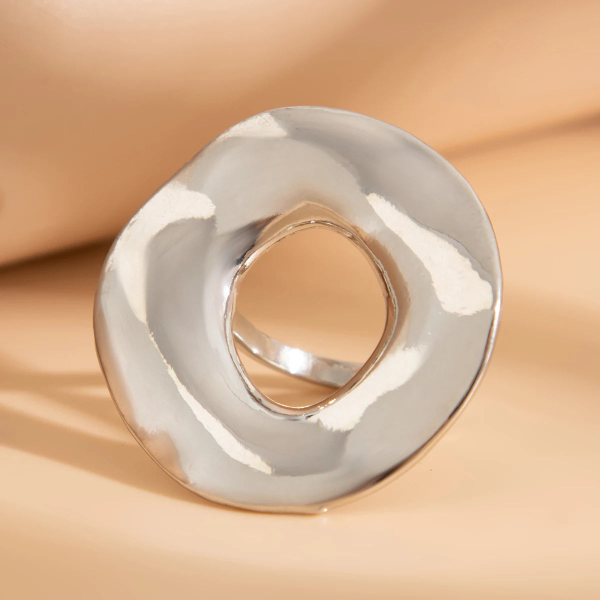 20 Styles Boho Unique Gold Color Petal Flower Rings for Women Punk Geometric Adjustable Rings Couple New Year Jewelry