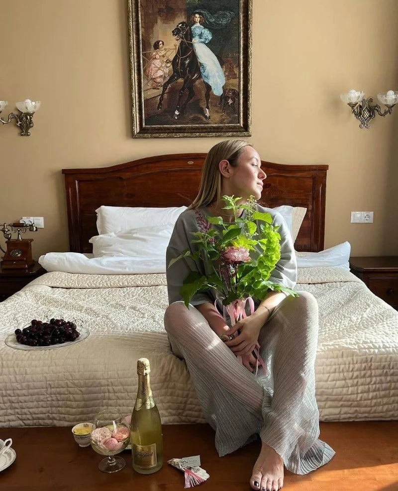 See Through Mesh Long Pleated Skirts for Women Bottoms Elegant Sexy Grey Black Pink Maxi Skirt Y2k Fairycore