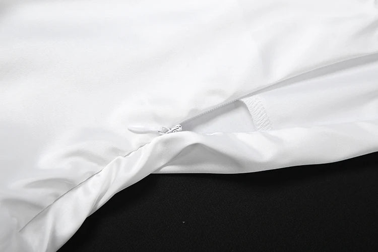 Sweet Ribbon Scarf+Dress Patchwork Mesh Folds Drawstring Flared Hem Tassel Sleeveless Fashion Birthday Party Mini Bodycon