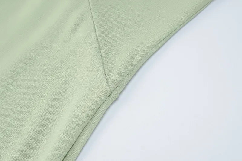 Green Mesh Flowy Elegant Dress Deep V Neck Backless Long Dresses for Woman Party Sexy Outfits