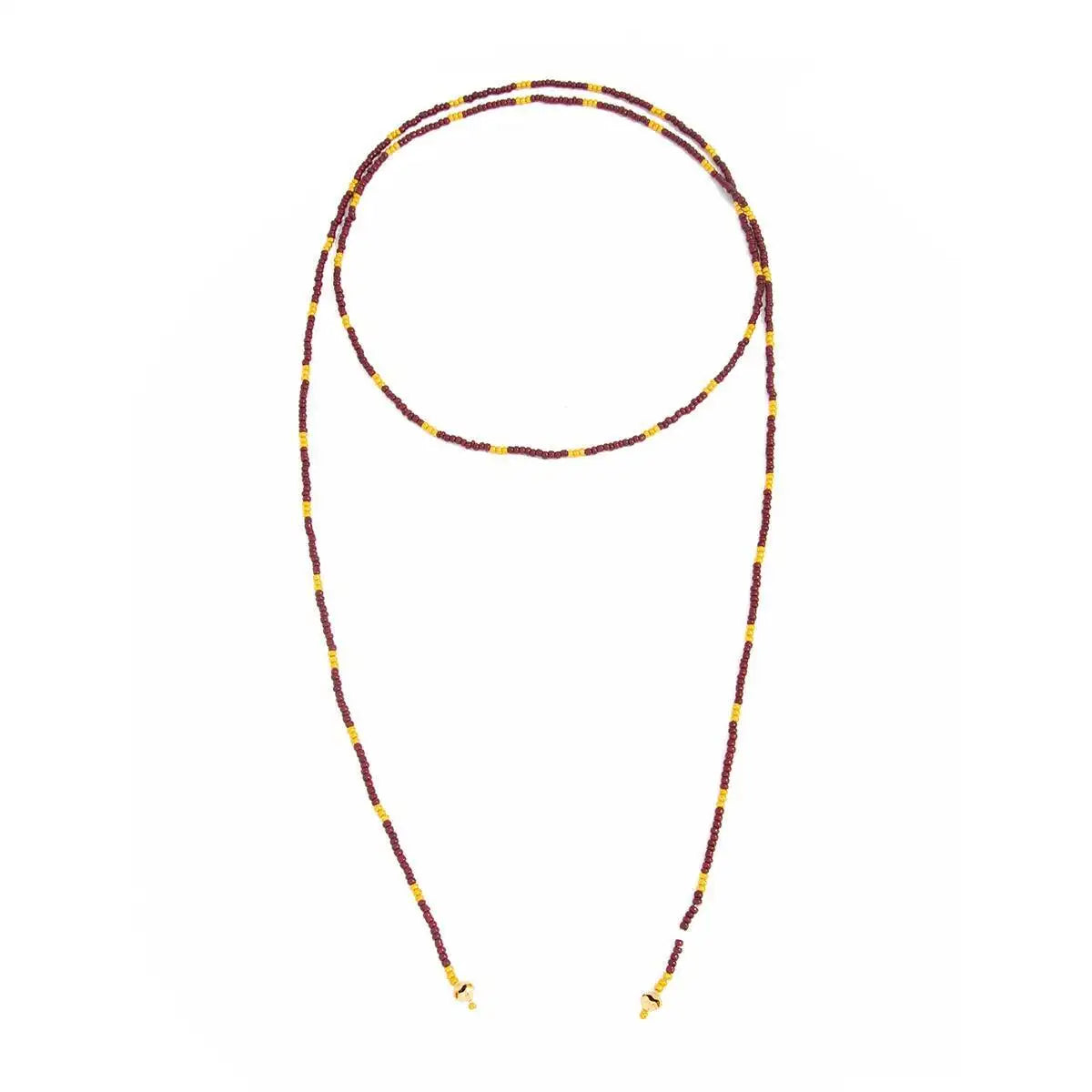 Vintage Seed Beads Chain Long Choker Necklace Women Stackable Adjustable Sweater Chain 2026 Fashion Jewelry Accessories