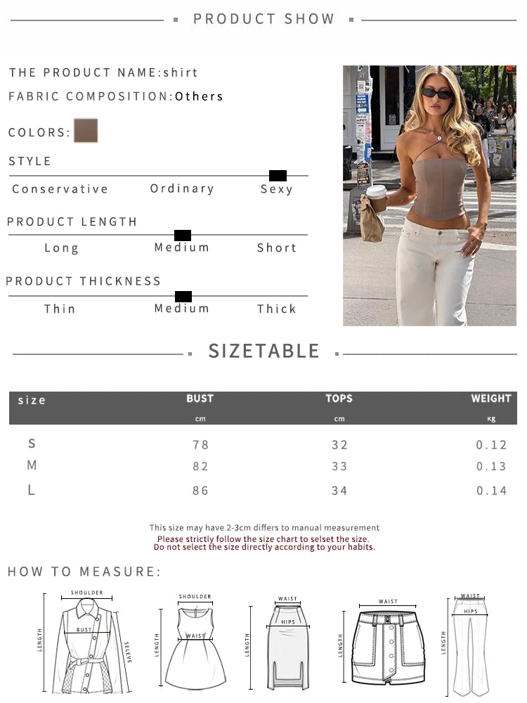 Hottie Tank Tops Women Fashion Metal Buckle Sexy Backless Hollow Halter Patchwork Sleeveless Simple Street Party Vest