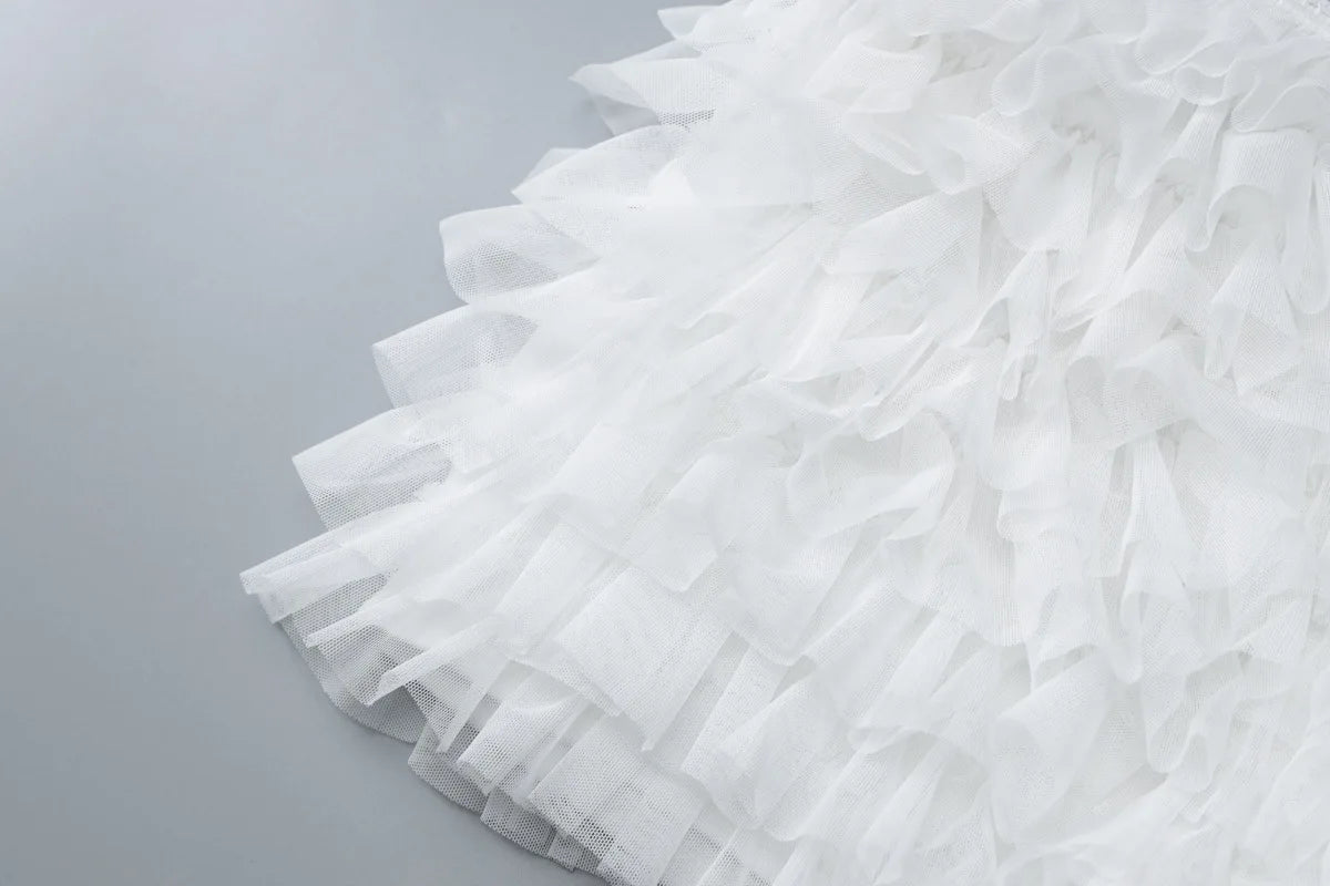 Mesh Ruffled Low-rise Bloomer Shorts Y2k 2000s Womens Clothing Fashion White Black Booty Shorts Sexy Pants