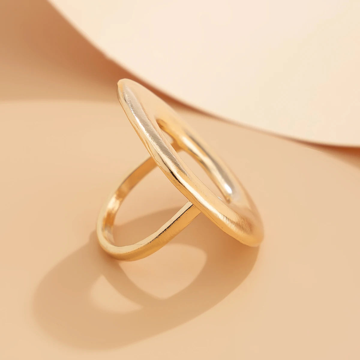 Vintage Gothic Geometric Metal Rings for Women Trend Boho Flower Irregular Circular Couple Ring Wed Jewelry Accessories New