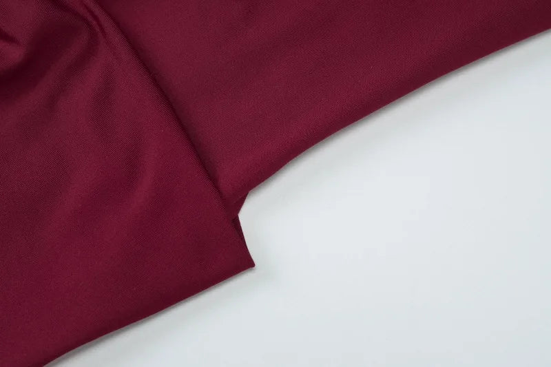 Long Sleeve Ruched Maxi Dress Solid Color Elegant Dresses for Woman Party Outfits Autumn 2025