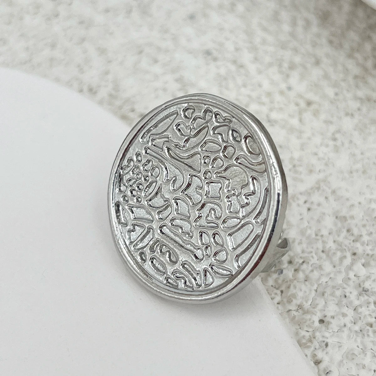 20 Styles Boho Unique Gold Color Petal Flower Rings for Women Punk Geometric Adjustable Rings Couple New Year Jewelry