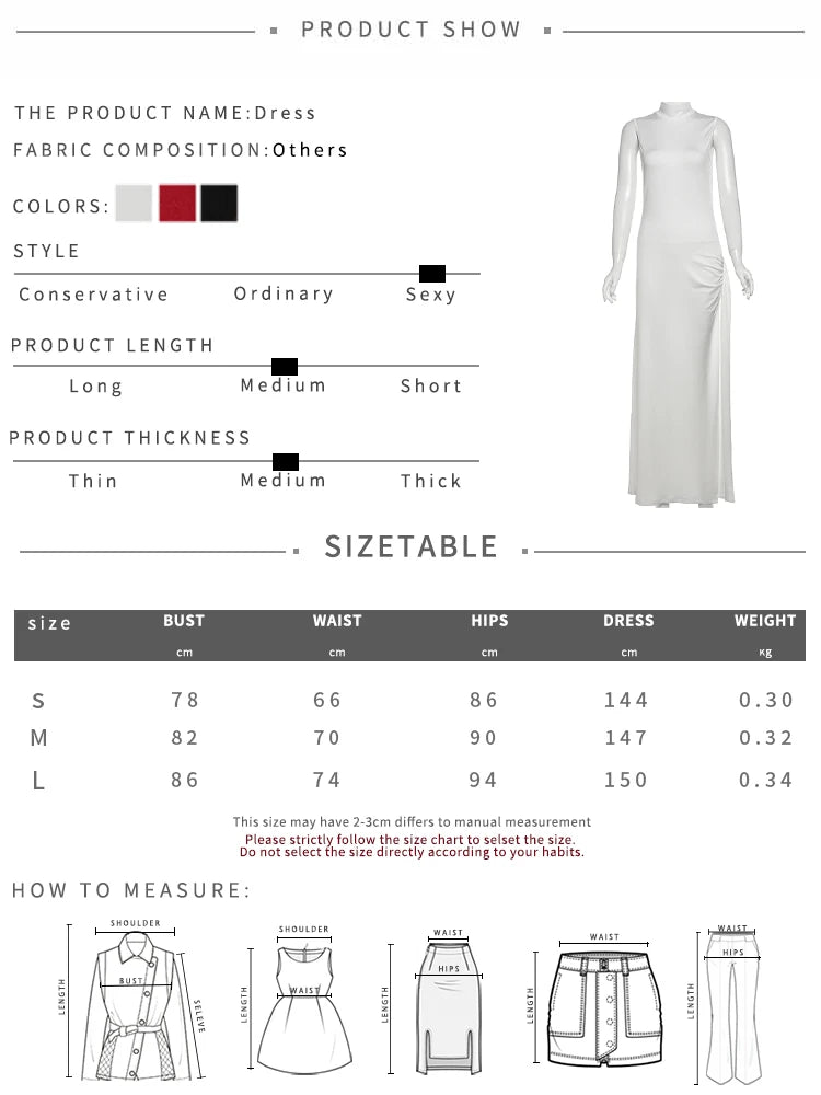 Sexy Fashion Maxi Dress Women Turtleneck Sleeveless Ribbon High Splits Gown Midnight Prom Party Elegant Long Bodycon