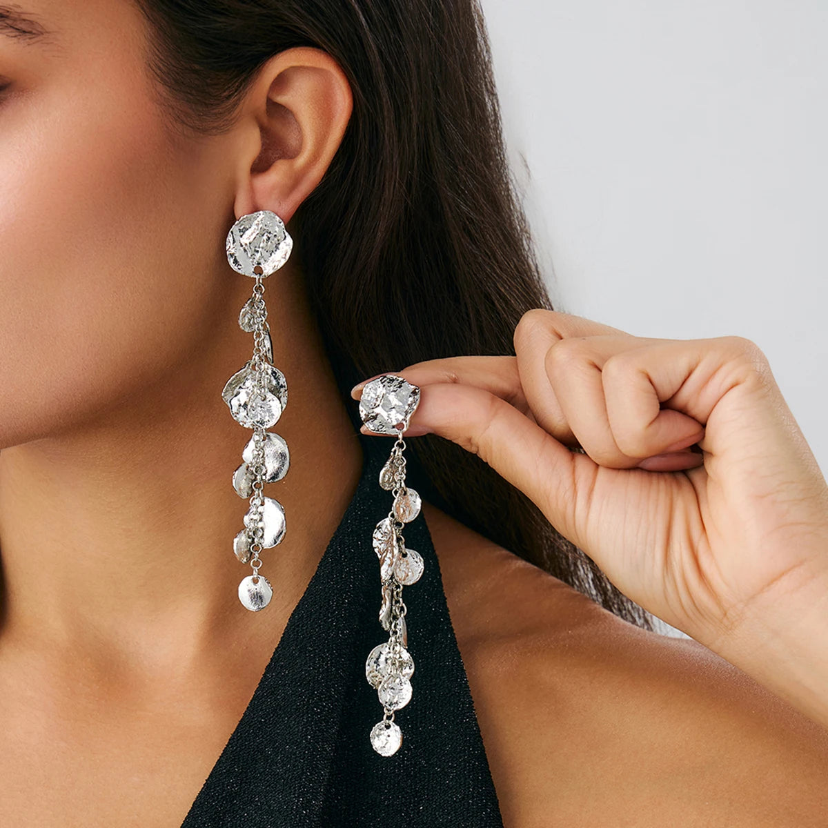15 Styles Vintage Glossy Irregular Geometric Drop Earrings Women Fashion Statement Piercing Hanging Earring Ear Jewelry