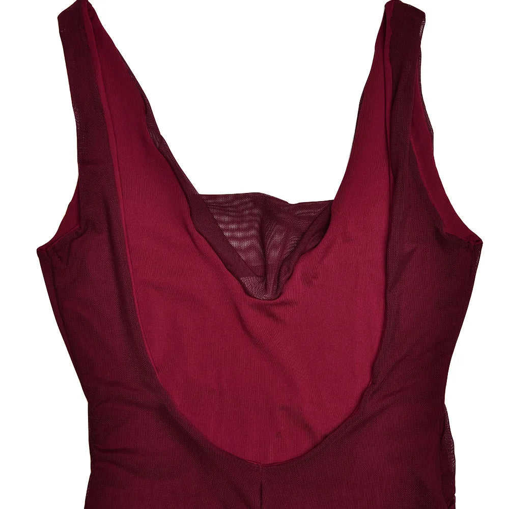 Sleeveless Backless Slit Midi Dress Women Elegant Party Club Wear Outfits Sexy Summer Dressess