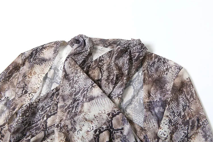 See Through Cross Knot Dress Women Coquette Hollow Serpentine Full Sleeve Split Ruched Off Shoulder Midnight Bodycon