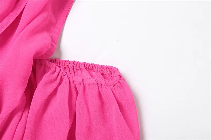 Flare Sleeve Loose Backless Mini Dresses Sexy Mesh Sheer Birthday Dress Woman Fall 2025