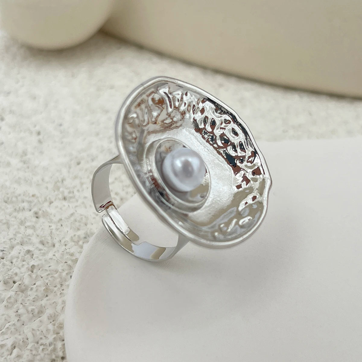 20 Styles Boho Unique Gold Color Petal Flower Rings for Women Punk Geometric Adjustable Rings Couple New Year Jewelry