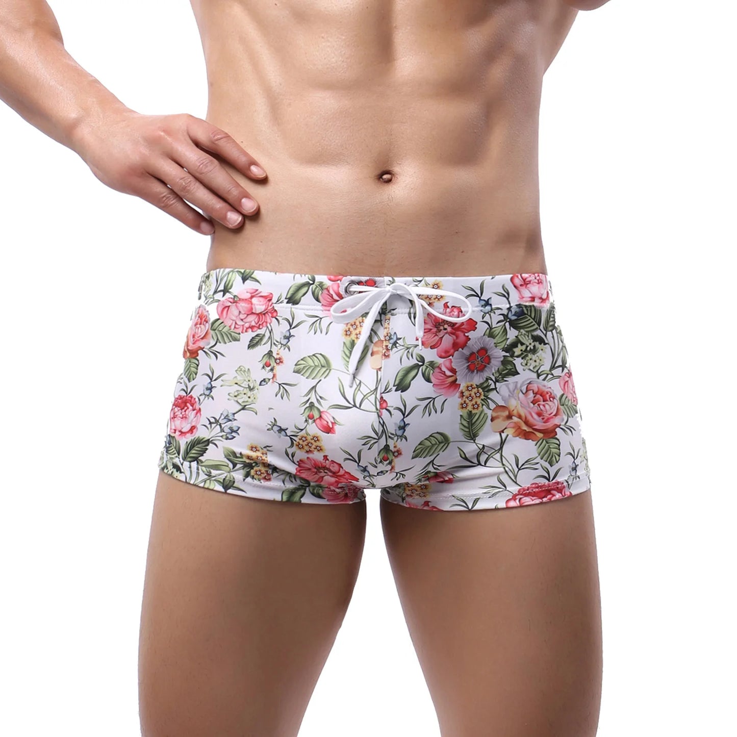 Hot Sell Swimwear Man Swimming Boxers Shorts Sexy Swimsuit Men Low Waist Swim Trunks Sunga hombre Bathing Suit