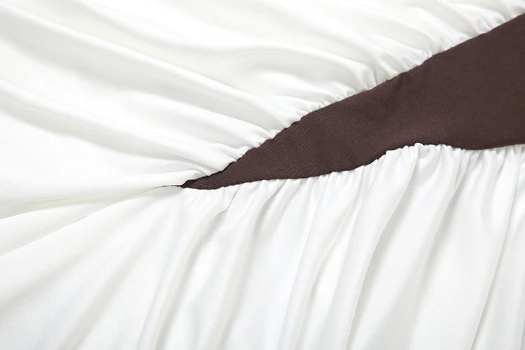 Halter Ruched Dress Women Bandages Sexy Patchwork Backless Thin Slit Summer Clubwear Birthday Party Ruched Vestidos