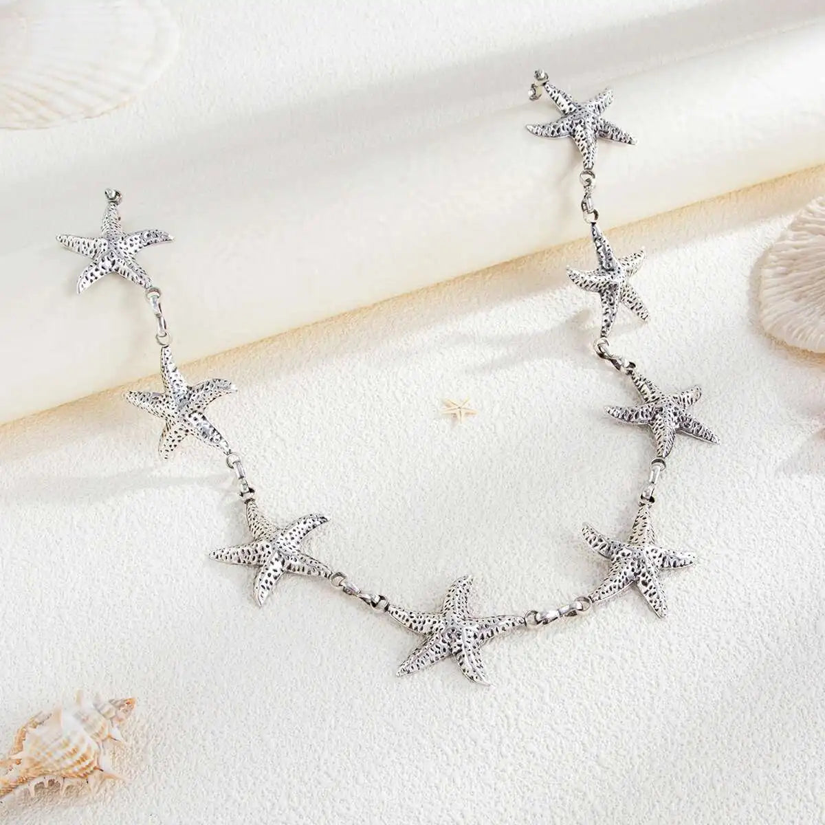 Sexy Boho Metal Starfish Scallop Waist Belly Chain for Women New 2025 Summer Beach Bikini Boho Belts Party Body Jewelry