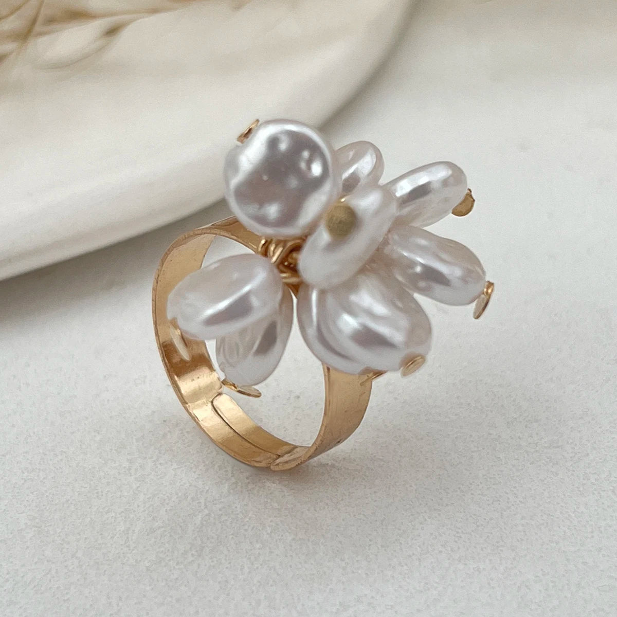 18 Styles Vintage Punk Petal Flowers Rings for Women 2025 Trend Goth Geometric Adjustable Rings New Year Party Jewelry