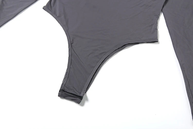 Sexy Casual Sporty Tracksuit 2-Piece Set Women Bodysuit Tops+Leggings Matching Thin Tight Stretch Skinny Street Outfits