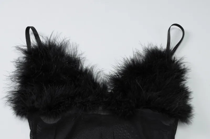 See Through Mesh Spaghetti Strap V Neck Split Long Dresses Sexy Womens Red Party Dress Night Club Outfits