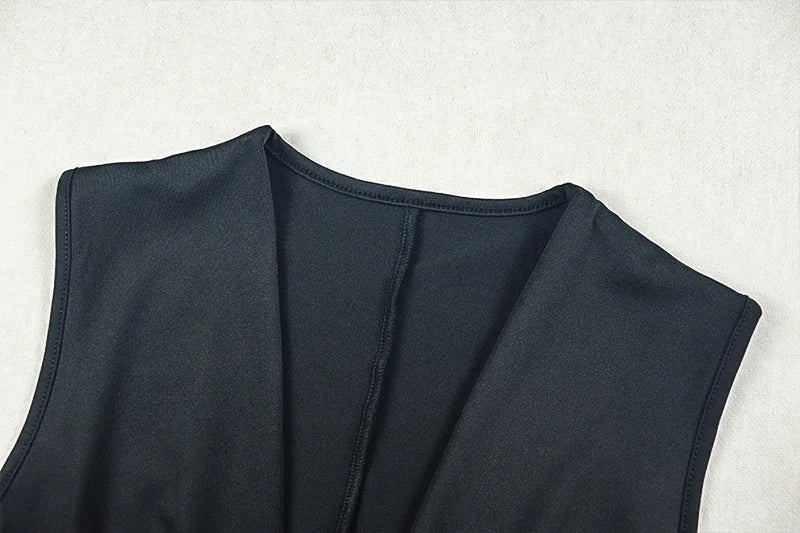 Casual Sporty Jumpsuits Women Summer New Style Ruched Deep V-Neck Sleeveless Street Solid Simple Fashion Overalls