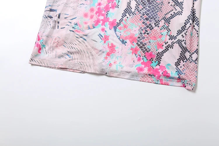 Leopard Print Dress Women Backless Lace-Up Halter Patchwork Swing Collar Sleeveless Midnight Clubwear Party Vestidos