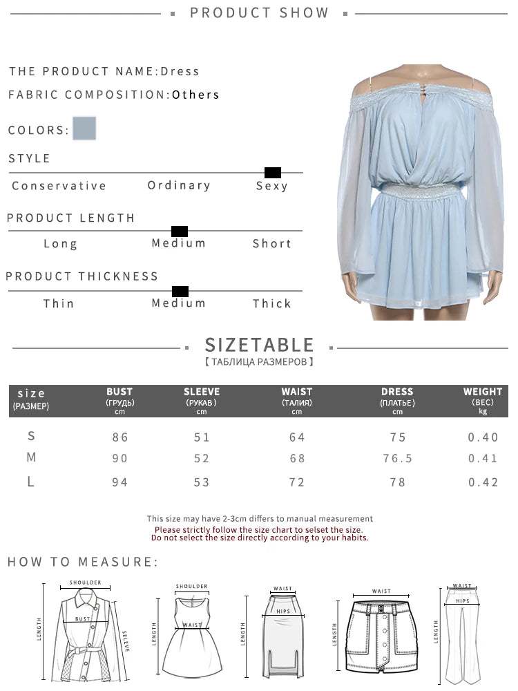 Flared Sleeve Sexy Jacquard Patchwork Dress Women Fashion Button Slash Neck Hollow Chic Trend Party Club Mini Bodycon