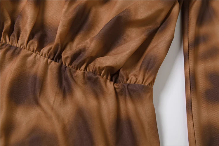 Fashion Patchwork Dress Women Autumn New Trend Swing Collar Full Sleeve High Street Wild Style Hipster Mini Bodycon