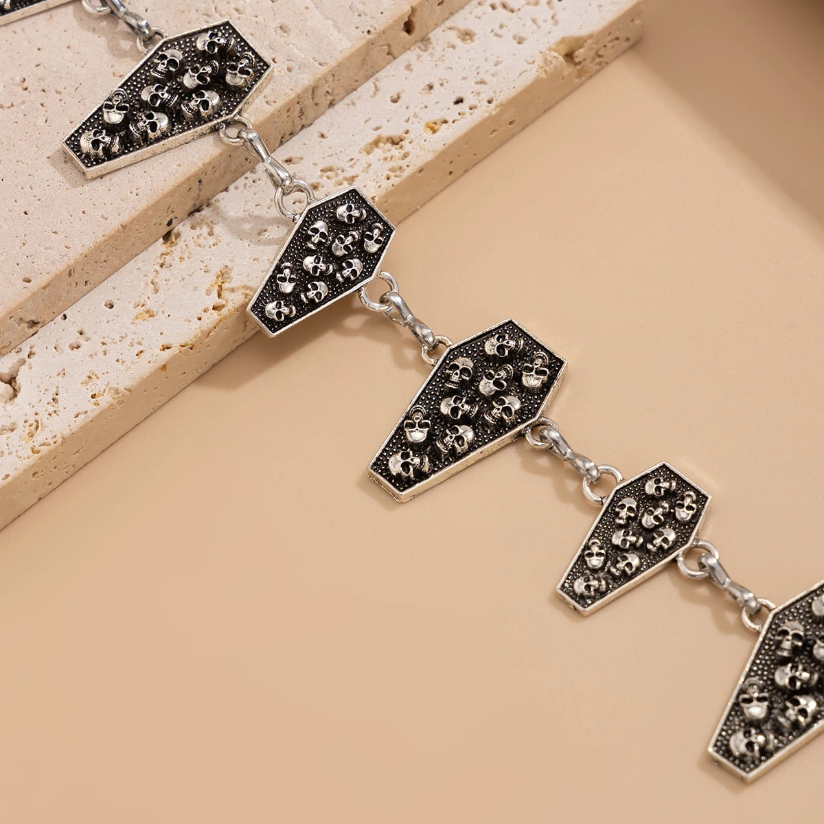 Vintage Spider Web Cross Jesus Moon Waist Belly Chain for Women Goth Metal Belt Waistband Halloween Body Jewelry Gift