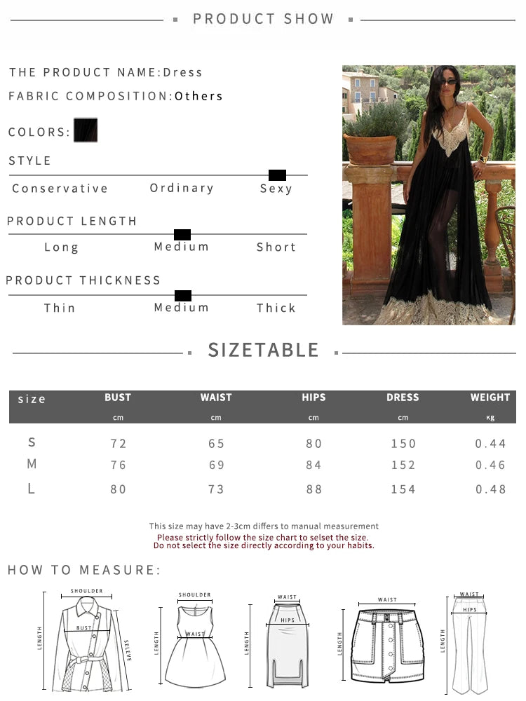 Sexy Jacquard Patchwork Dress Women Fashion See Through Backless Low-Neck Sleeveless Trend Vacation Party Bodyocn