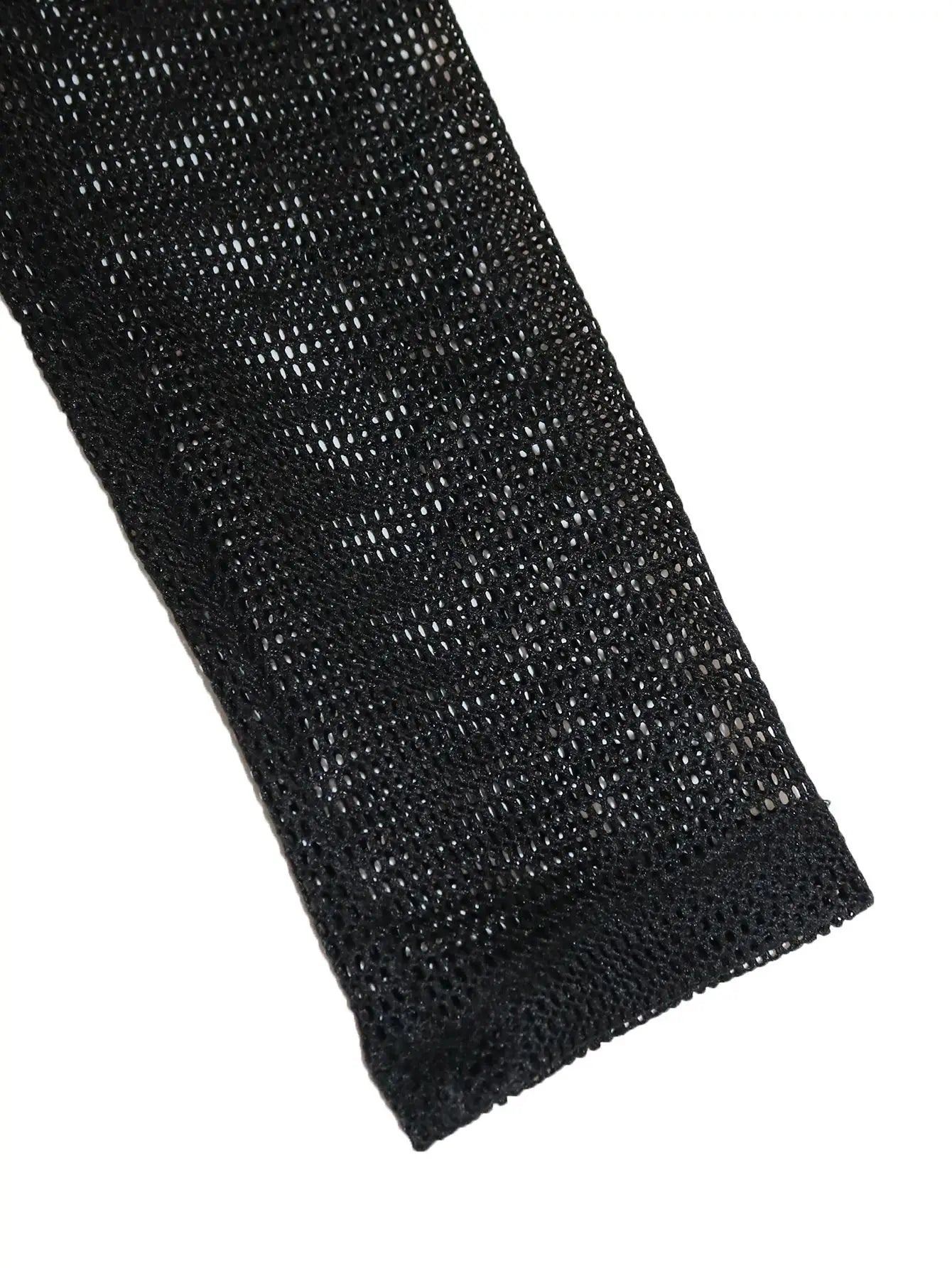 Patchwork Mesh 2-Piece Set Women See Through Zip o-Neck Long Sleeve Crop Tops+Pants Sexy Stretch Matching Autumn Suits