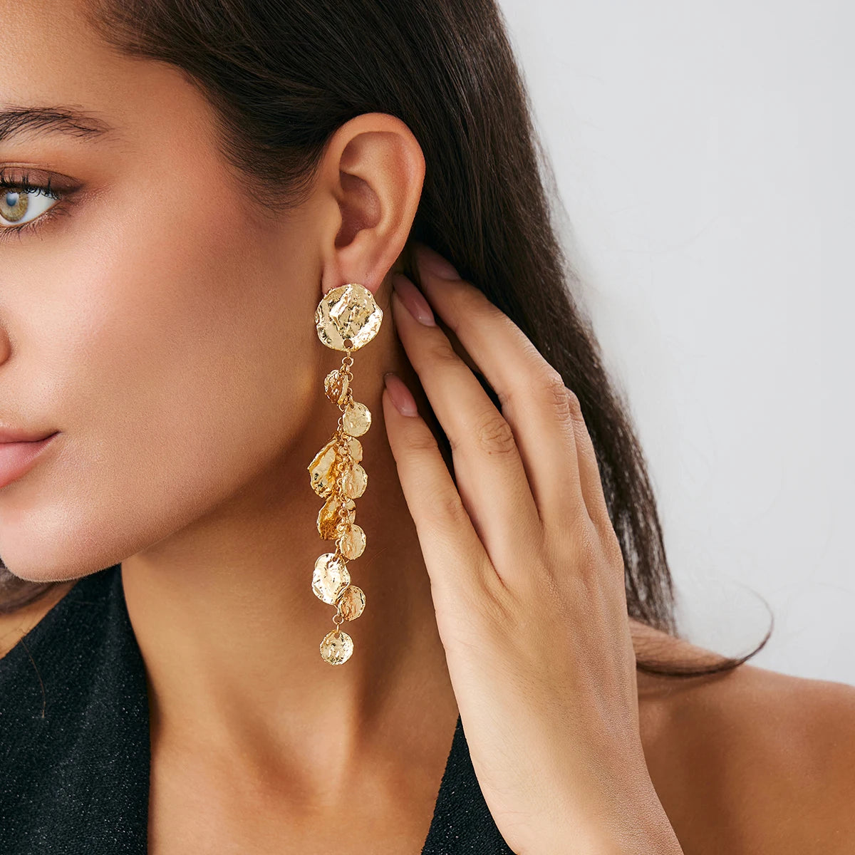 15 Styles Vintage Glossy Irregular Geometric Drop Earrings Women Fashion Statement Piercing Hanging Earring Ear Jewelry