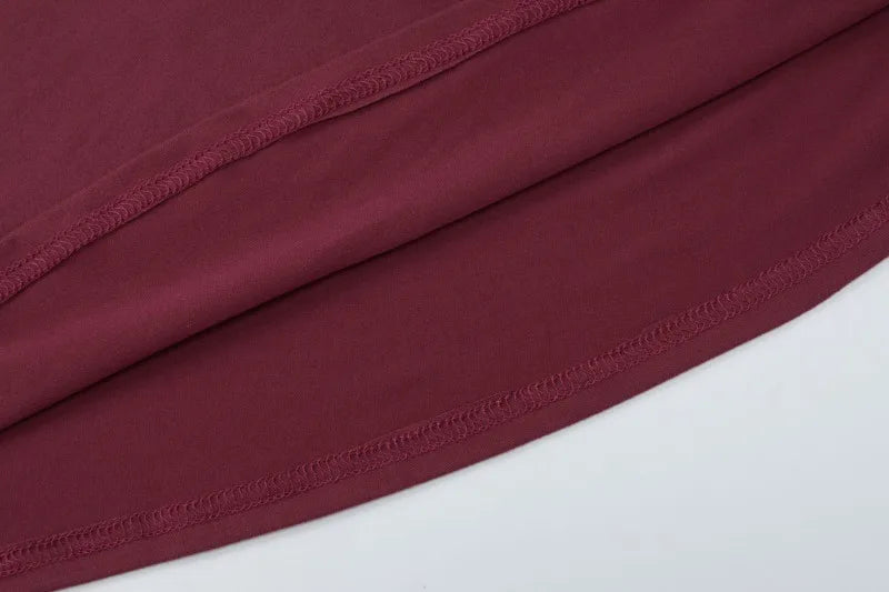 Sexy Deep V Neck Backless Long Dress for Woman Elegant Brunch Outfits Burgundy Party Dresses Fall 2025