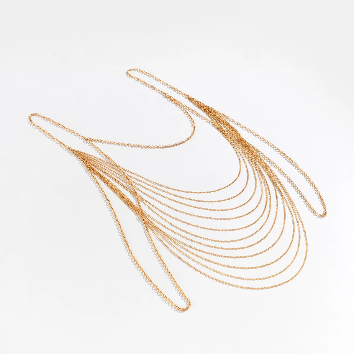 Multilayer Tassel Lingerie Back Chain for Women Summer Bikini Sexy Bra Chest Body Jewelry Nightclub Accessories Party