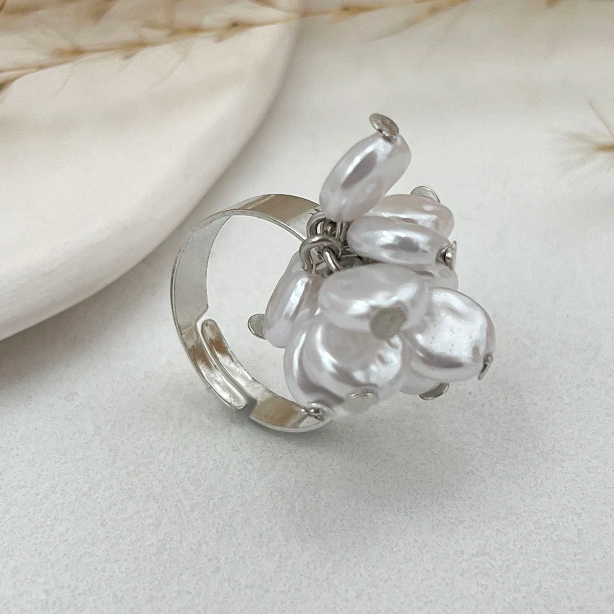 18 Styles Vintage Punk Petal Flowers Rings for Women 2025 Trend Goth Geometric Adjustable Rings New Year Party Jewelry