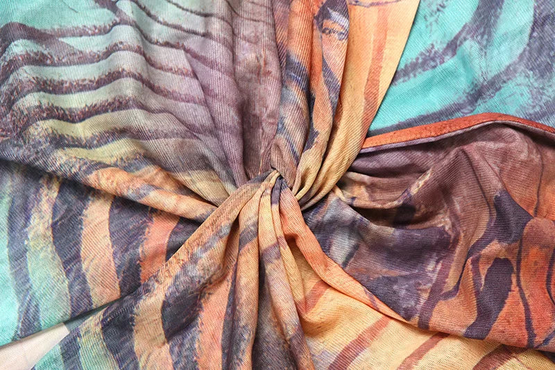 Print Mesh See Through Sexy Summer Beach Vacation Dresses Cross Halter Backless Split Maxi Dresses Woman 2025