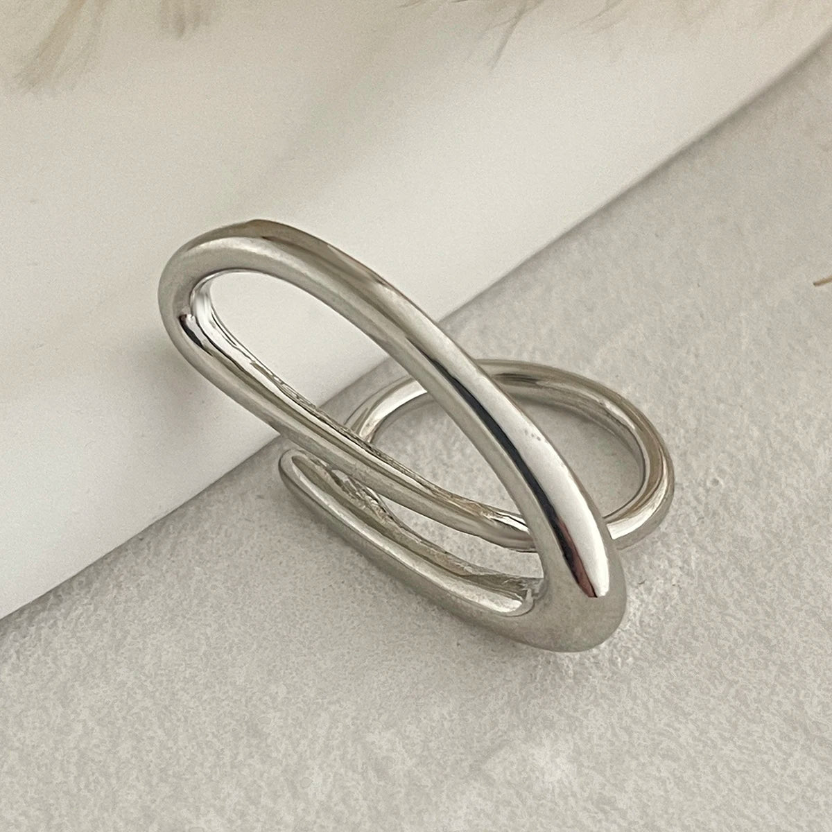 20 Styles Boho Unique Gold Color Petal Flower Rings for Women Punk Geometric Adjustable Rings Couple New Year Jewelry