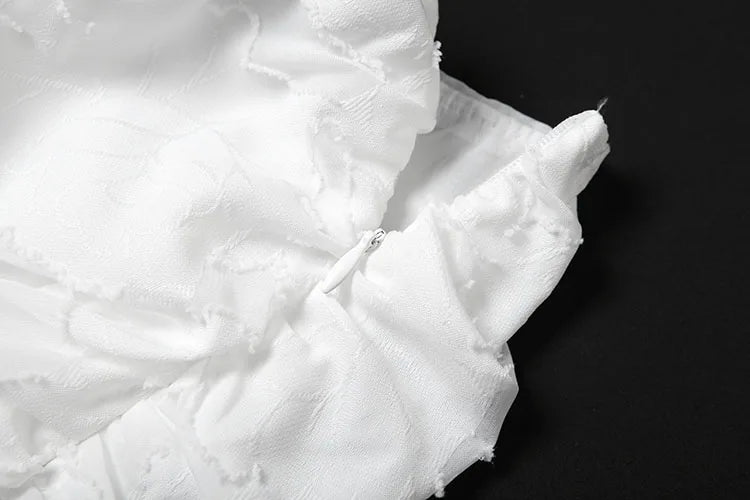 Mesh Patchwork 2 Piece Set Women Sexy Slash Neck Flared Sleeve Crop Tops+A-Line Long Skirts Beach Party Elegant Suits