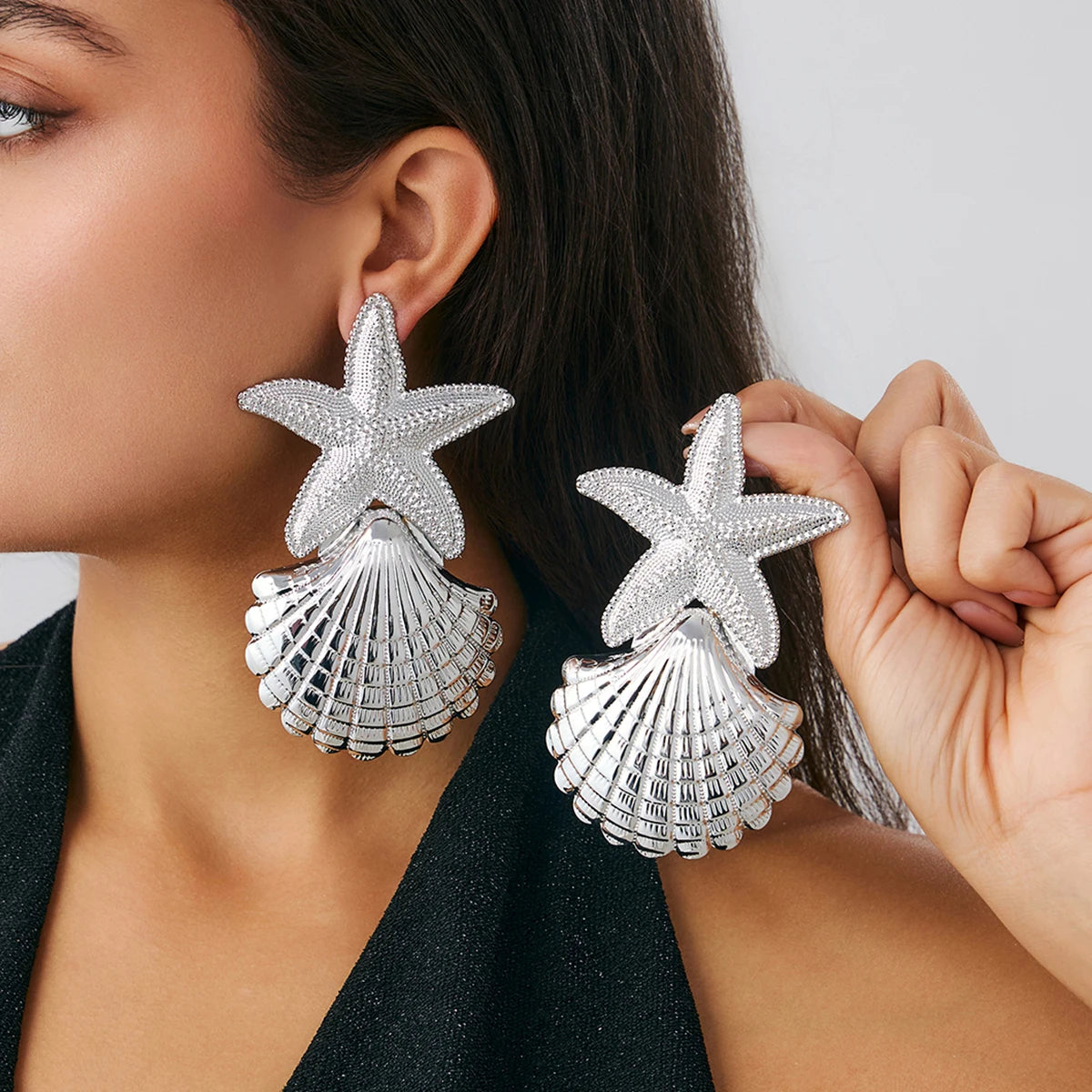 15 Styles Vintage Glossy Irregular Geometric Drop Earrings Women Fashion Statement Piercing Hanging Earring Ear Jewelry