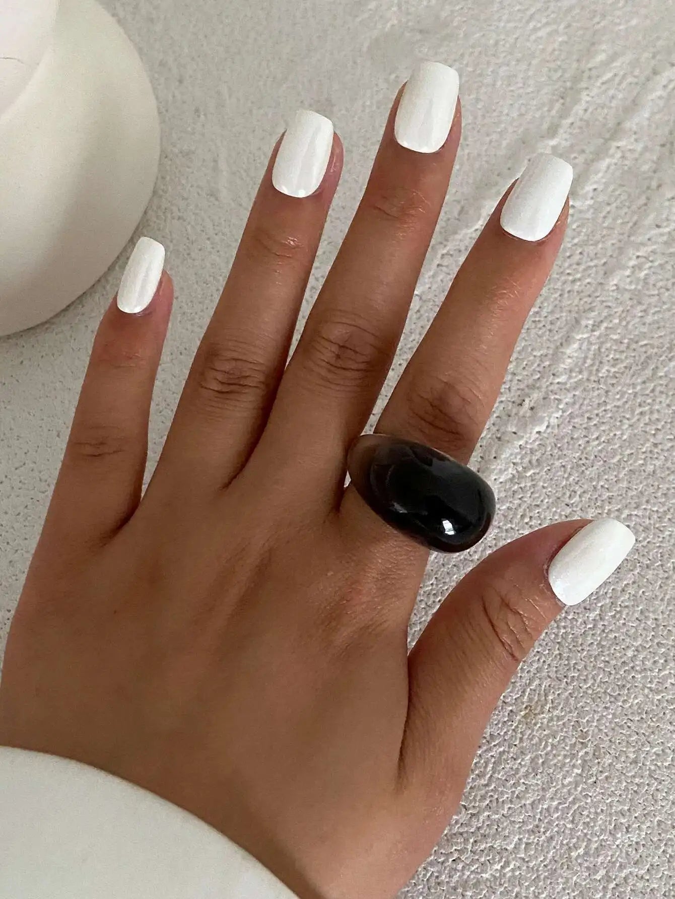 Y2K Kpop Colorful Resin Plastic Finger Rings for Women Trend New Fashion Boho Irregular Rings Aesthetic Jewelry Gift