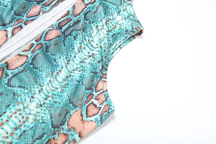 Hollow Jumpsuit Women Hollow Serpentine Sexy Sleeveless Sexy Fitness Stretch Activity Midnight Party Summer Overalls