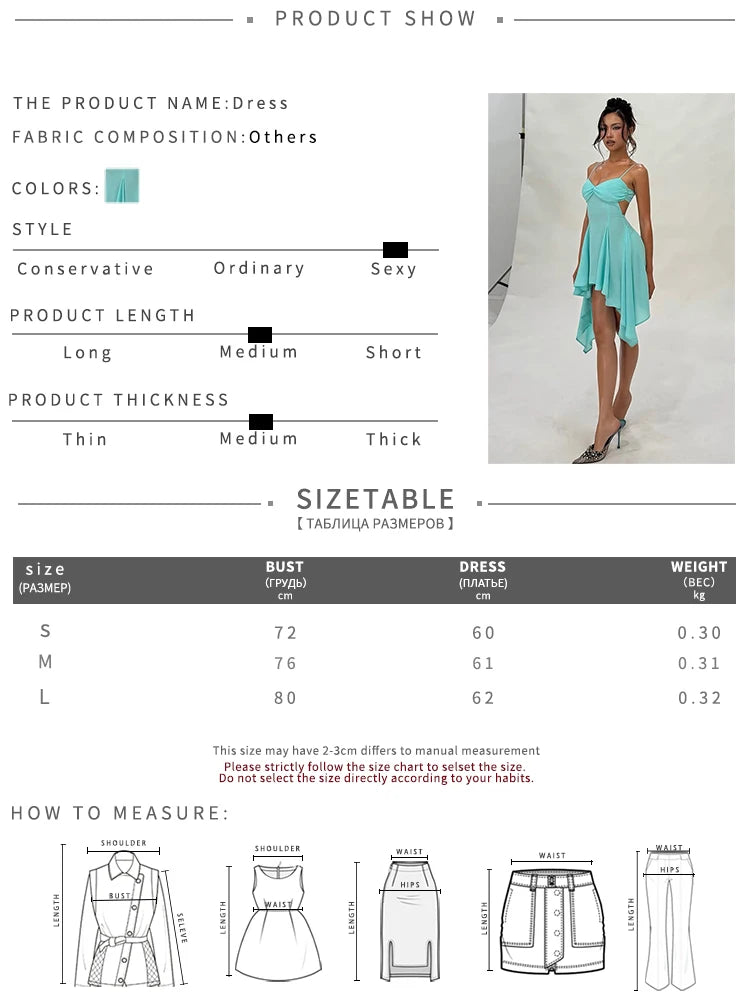 Bandage Backless Dress Women Low-Neck Sleeveless Irregular Folds Hem Skinny Solid Summer Fashion Classic Bodycon