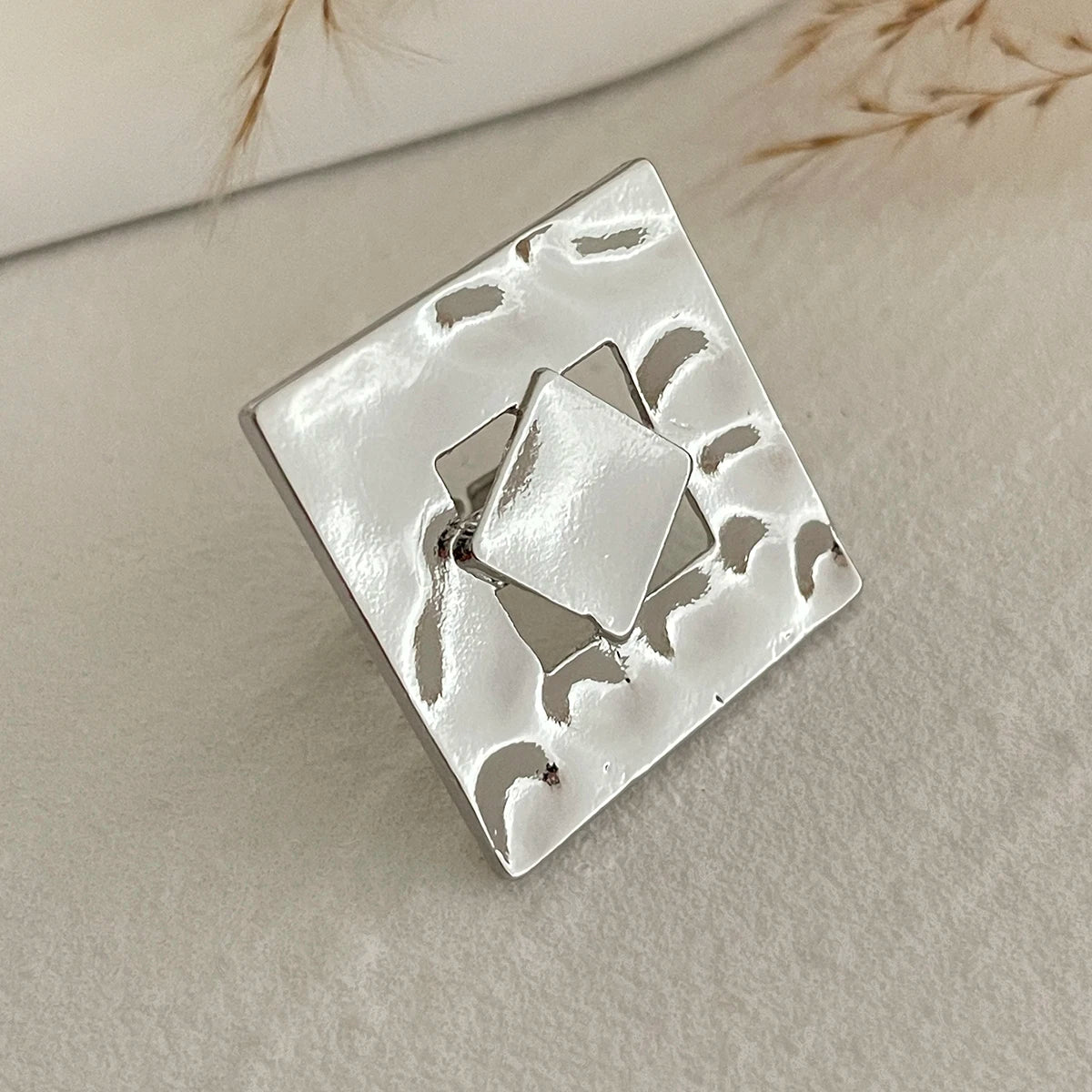 20 Styles Boho Unique Gold Color Petal Flower Rings for Women Punk Geometric Adjustable Rings Couple New Year Jewelry