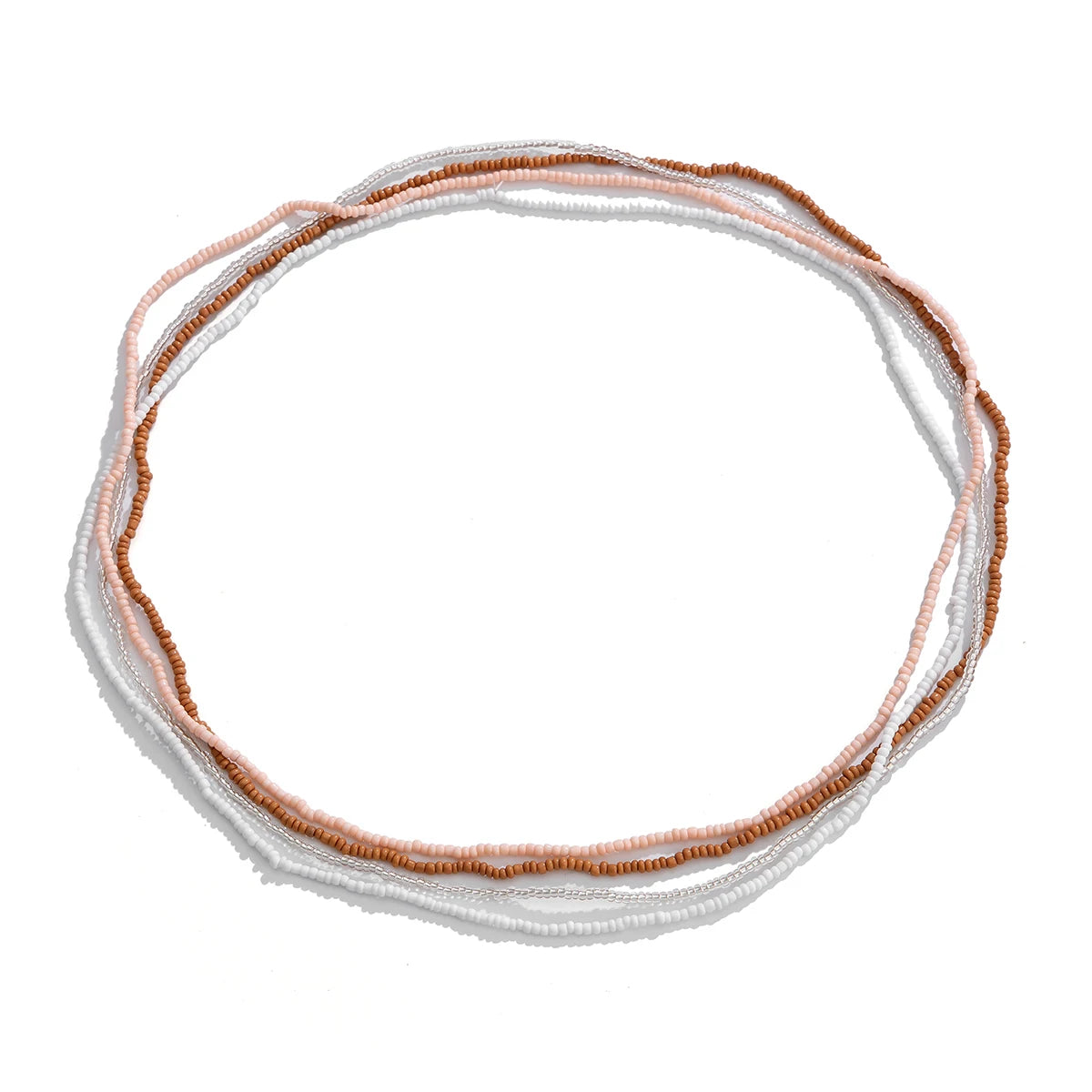 4Pcs Creative Boho Colorful Elastic Seed Beads Waist Belly Belt Chains for Women Summer Bikini Sexy Body Jewelry Y2K Accessories